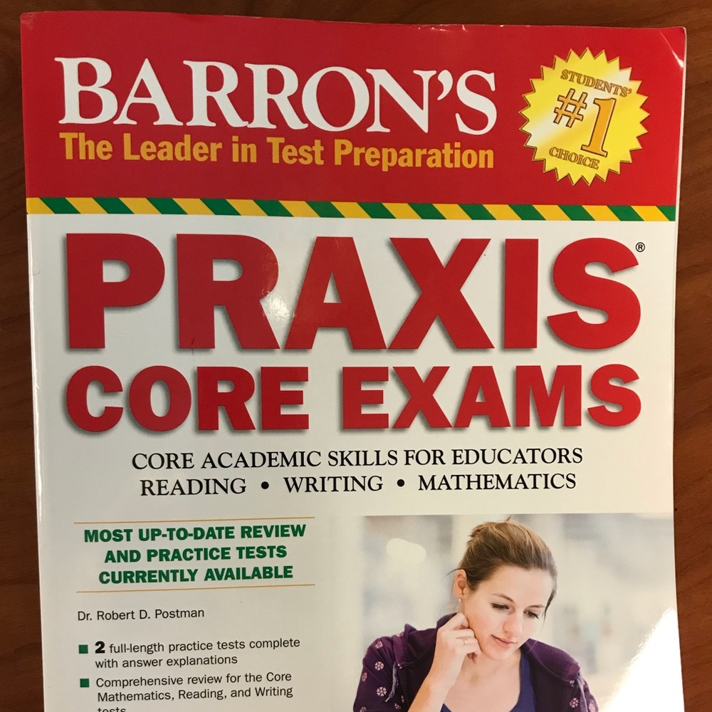 Barron’s Praxis Test Prep book!